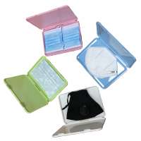 Multifunctional plastic boxes Container for face cover case for kids adults cotton fabric face cover